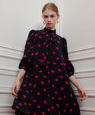 WEB限定【LOULOU WILLOUGHBY】デシンハートプリントフラッパー