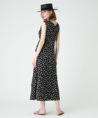 LOULOU WILLOUGHBY】サテンドットノースリーブワンピース