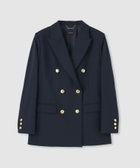 週末限定　美品　allureville レノクロスダブルブレストジャケット allureville｜レノクロスダブルブレストジャケット | Rakuten