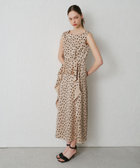 【ラッピング無料】 LOULOU WILLOUGHBY】サテンドットノースリーブワンピース ワンピース