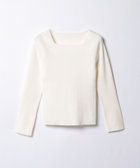 【新作からSALEアイテム等お得な商品満載】 LOULOU WILLOUGHBY】ラメリブスクエアプルオーバー|allureville トップス