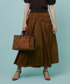 ナイロンタフタシャーリングスカート