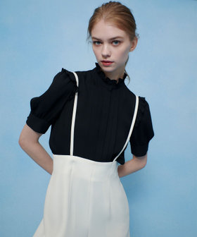 ファッションシーンで話題のこれから流行るブランド12選 LOULOU WILLOUGHBY】アムンゼンプチフリルブラウス|allureville トップス
