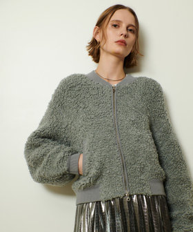 ニットボアブルゾン|allureville OFFICIAL SITE / ONLINE SHOP