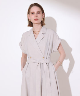 ◇フレンチスリーブラップワンピース|allureville OFFICIAL SITE