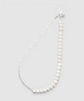 【MOUNIR(ムニール)】CHAIN PEARL NECKLACE
