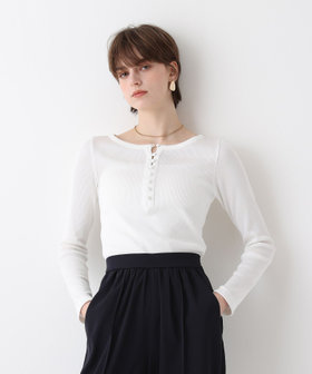 テレコヘンリーネックプルオーバー