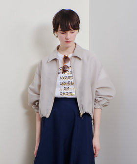 オーガンジーステンカラーブルゾン|allureville OFFICIAL SITE