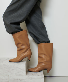 FABIO RUSCONI(ファビオルスコーニ)】POINTED SHORT BOOTS|allureville