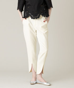 新品未使用【LOULOU WILLOUGHBY】 ダブルクロススリットテーパード LOULOU WILLOUGHBY】ダブルクロススリットテーパード
