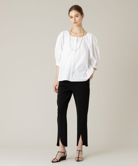 新品未使用【LOULOU WILLOUGHBY】 ダブルクロススリットテーパード LOULOU WILLOUGHBY】ダブルクロススリットテーパード