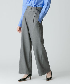 ウールライクポリBIGバックルパンツ|allureville OFFICIAL SITE ウールライクポリBIGバックルパンツ|allureville OFFICIAL SITE