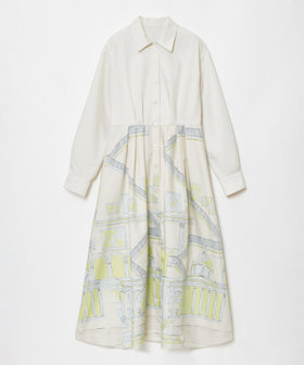 LOULOU WILLOUGHBY】カテドラルプリントワンピース|allureville