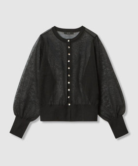 ◇ シアーラミー混カーディガン|allureville OFFICIAL SITE / ONLINE