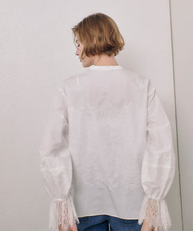 allureville / アルアバイル レーシードッキングシャツ レーシードッキングシャツ|allureville OFFICIAL SITE / ONLINE