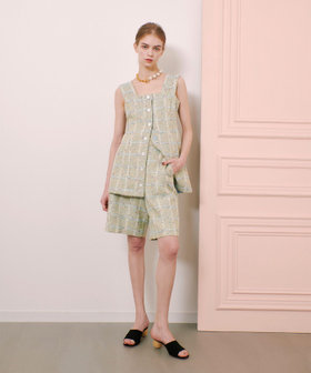 LOULOU WILLOUGHBY】LINTONツイードジレ|allureville OFFICIAL SITE