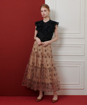 ブラウス シャツ 「LOULOU WILLOUGHBY」ラッフルボリュームブラウス レディース LOULOU WILLOUGHBY ブラウス シャツ 「LOULOU WILLOUGHBY