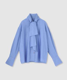 キュプラコットンビッグタイブラウス