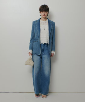 デニムシングルジャケット|allureville OFFICIAL SITE / ONLINE SHOP