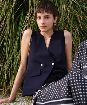 ミラノリブニットジレ|allureville OFFICIAL SITE / ONLINE SHOP