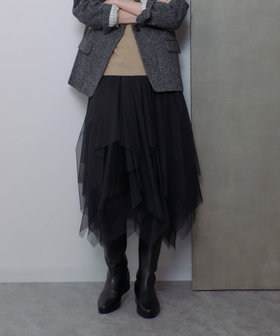 イレヘムチュールスカート|allureville OFFICIAL SITE / ONLINE イレヘムチュールスカート|allureville OFFICIAL SITE / ONLINE