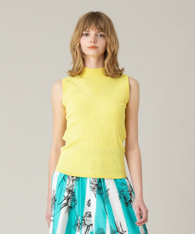 ルルウィルビー Loulou Willoughby 23AW バイカラーモックネックプルオーバー ニット カットソー 2 ベージュ 黒 ブラック LOULOU WILLOUGHBY】バイカラーキーネックカーディガン