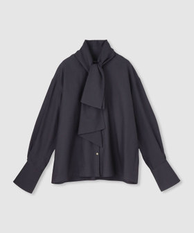 キュプラコットンビッグタイブラウス