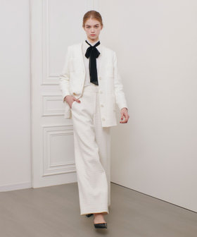 LOULOU WILLOUGHBY　ルル ウィルビー　ツイードジャケット　M LOULOU WILLOUGHBY】パピヨンツイードジャケット|allureville OFFICIAL