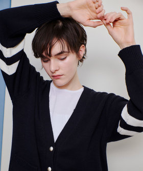 allureville / アルアバイル C/ACバルキーラインカーディガン C/ACバルキーラインカーディガン|allureville OFFICIAL SITE