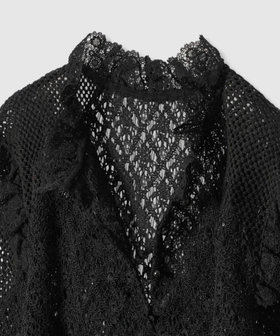 LOULOU WILLOUGHBY】レースコンビプルオーバー|allureville OFFICIAL