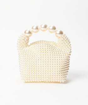 VALENTINO 訪ねる GARAVANI フラワー パーティーバッグ ゴールド金具