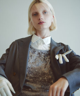 トリアセサイロピークドラペルジャケット|allureville OFFICIAL