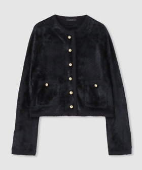 ベロアニットジャケット|allureville OFFICIAL SITE / ONLINE SHOP