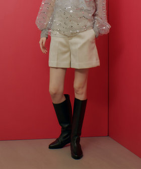 LOULOU WILLOUGHBY】ダンボールスエードショートパンツ
