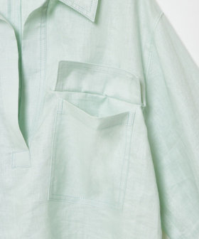 リネンプルオーバーシャツ|allureville OFFICIAL SITE / ONLINE