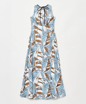 LOULOU WILLOUGHBY】RATTIマリーナプリントアメスリワンピース