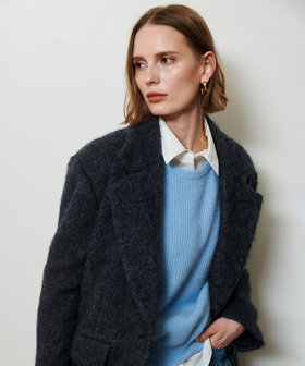 シャギーハーフコート|allureville OFFICIAL SITE / ONLINE SHOP