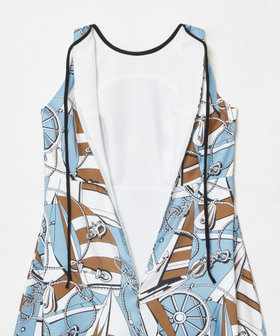 LOULOU WILLOUGHBY】RATTIマリーナプリントアメスリワンピース