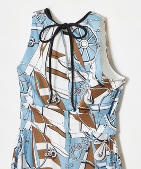 LOULOU WILLOUGHBY】RATTIマリーナプリントアメスリワンピース