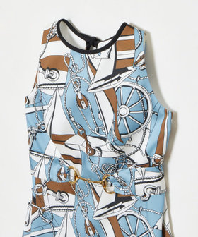 LOULOU WILLOUGHBY】RATTIマリーナプリントアメスリワンピース