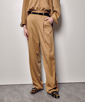 美品❇️allureville イエロー パンツ タックテーパードパンツ|allureville OFFICIAL SITE / ONLINE