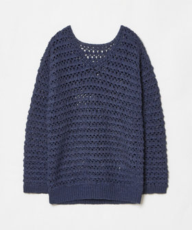 【最終価格】Loungedress◆テープヤーンハンドニットプルオーバー テープヤーンハンドニットプルオーバー | LOUNGEDRESS(ラウンジ