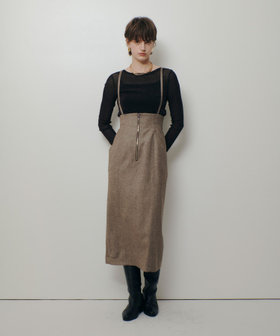 シックツイードツイルサロペスカート|allureville OFFICIAL SITE