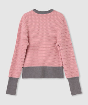 新品 LOULOU カーディガン フェザー ニット トップス アルアバイル allureville｜◇【LOULOU WILLOUGHBY】フェザーボーダーカーディガン