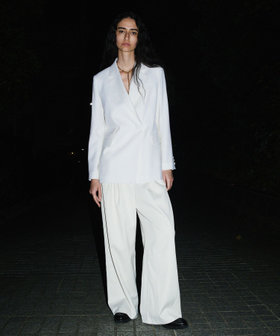 ウールサキソニーフラップポケットジャケット|allureville OFFICIAL