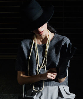 【Italguanto(イタルグアント)】LEATHER LONG GLOVES