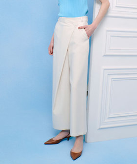 LOULOU WILLOUGHBY】アシメタックワイドパンツ|allureville OFFICIAL