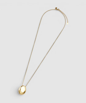 【PETIT MOMENTS(プティ・モーメント)】OVAL CHARM NECKLACE