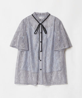 LOULOU WILLOUGHBY】レースリボンフレアスリーブブラウス|allureville