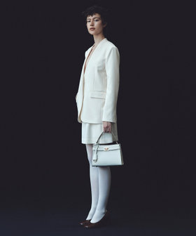 LOULOU WILLOUGHBYダブルクロスリボンジャケット LOULOU WILLOUGHBY】ダブルクロスリボンジャケット|allureville